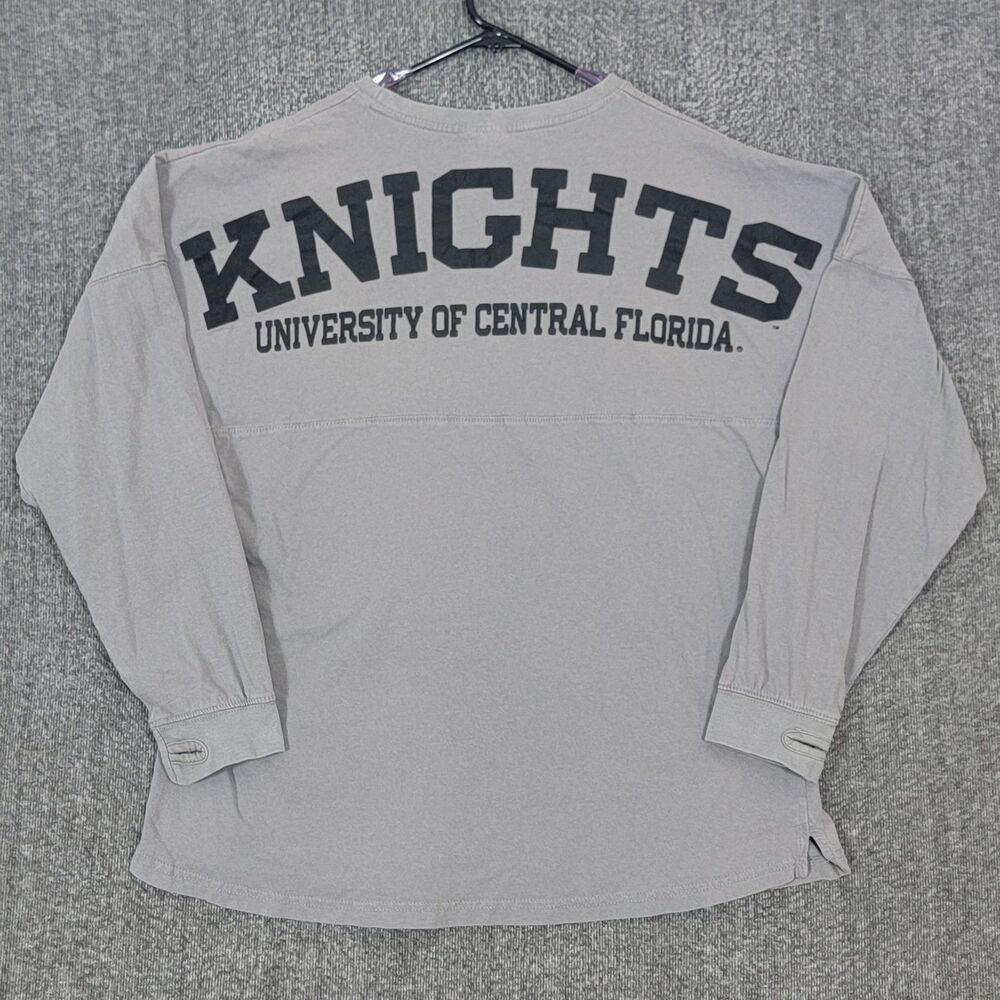 UCF Knights T-Shirt Mens Large Gray Long Sleeve University of Central Florida